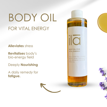 Body Oil For Vital Energy