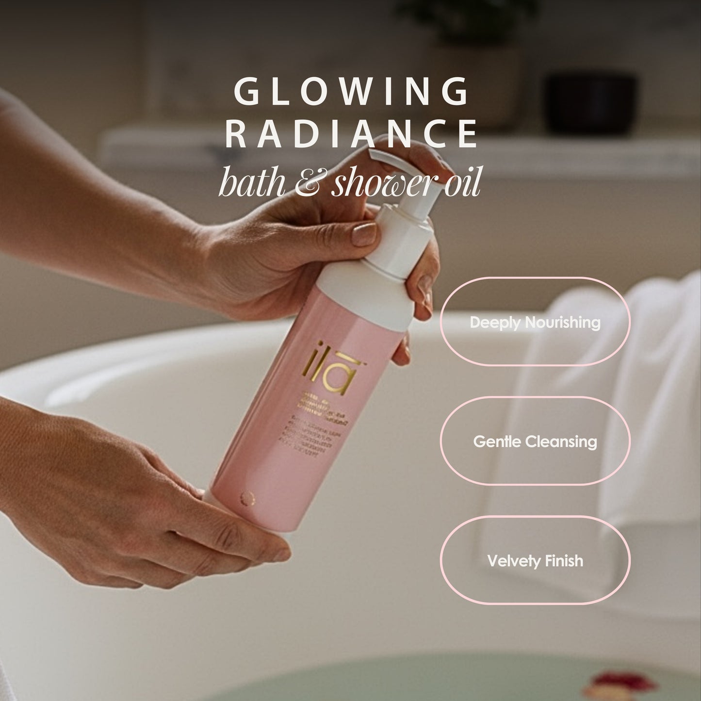 Bath & Shower Oil for Glowing Radiance