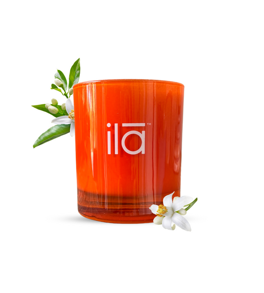 Fragrant Candle For Higher Energy - Orange Blossom