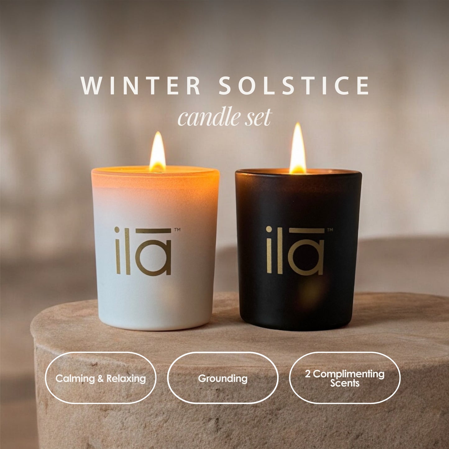 Winter Solstice Candle Set